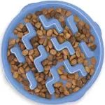 Outward Hound 8 Inch Feeder Slo Bowl 10x Slower Prevent Canine Obesity Bloat