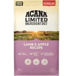 ACANA Singles Limited Ingredient Diet Lamb &amp; Apple Recipe Dry Dog Food, 13 lb