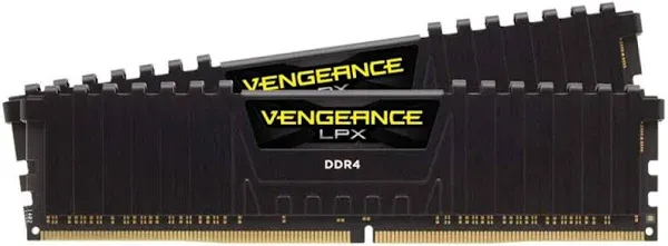 VENGEANCE® LPX 8GB (2 x 4GB) DDR4 DRAM 2666MHz C16 Memory Kit - Black