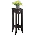 Convenience Concepts Newport Prism Tall Plant Stand, Espresso