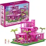 Mega Barbie The Movie Building Toys Set, DreamHouse - 1795 Pieces - 4 Figures