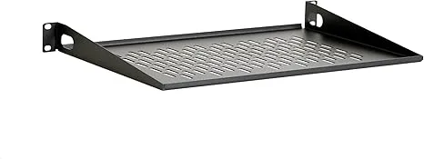 1U 12" Vented Light Duty Rack Shelf