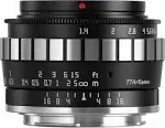 TTArtisan 23mm f/1.4 APS-C Lens for Nikon Z, Black & Silver