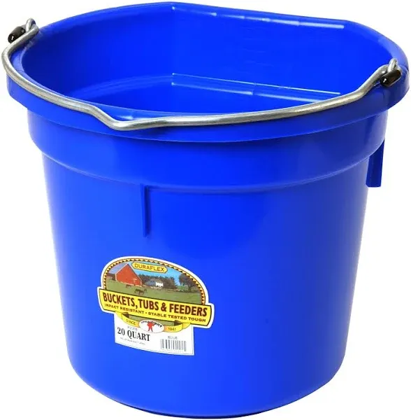 Little Giant Flat Back Plastic Bucket