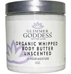 GLIMMER GODDESS Organic Whipped Body Butter Vegan 24 Hydration