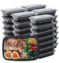 WUHUIXOZ Meal Prep Container 50 Pack