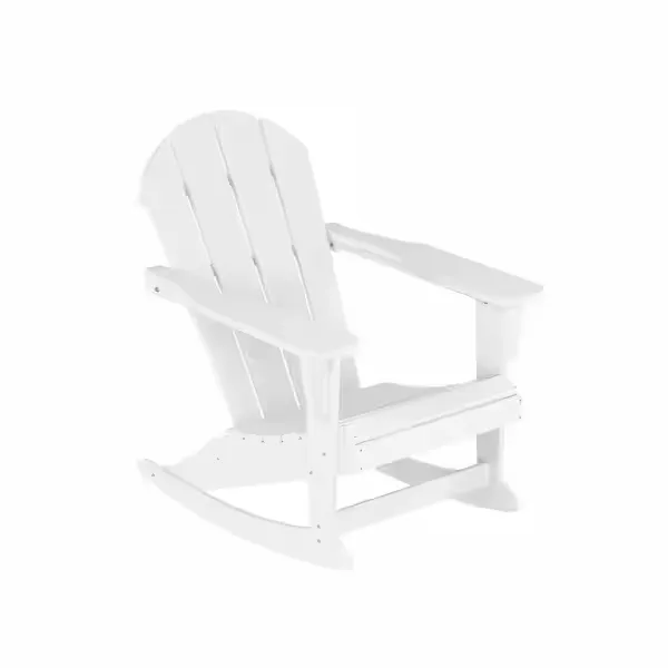 Westin Furniture Outdoor All-Weather Hdpe Rocking Adirondack Chair