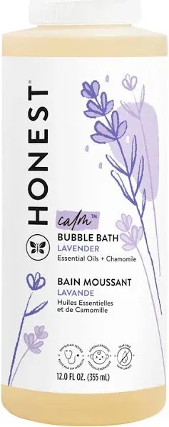 2 X HONEST - The Honest Company Bubble Bath, Truly Calming Lavender 17oz