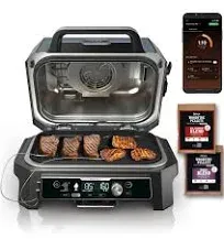 Ninja Woodfire Pro Connect Premium XL Outdoor Grill & Smoker