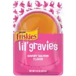 Friskies Lil' Gravies Savory Salmon Flavor Cat Food Complement 1.55 oz