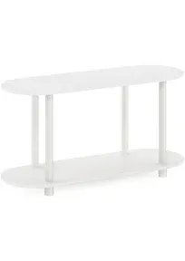 Furinno Turn-N-Tube Modern Oval Side Table