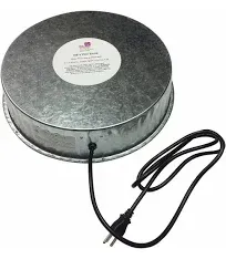 Farm Innovators Model Hp-125 Heated Base for Metal Poultry Founts