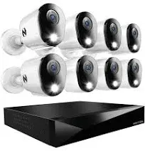 Night Owl 12 Channel 4 Camera Wired 2K 1TB DVR Security System with 2-Way Audio