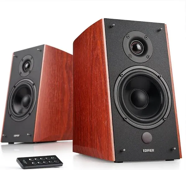 Edifier: R2000DB Powered Speakers w/ Bluetooth - Wood Brown