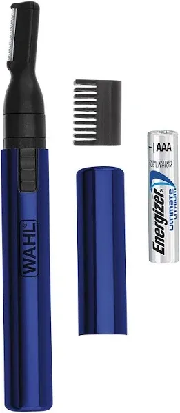 Wahl Lithium Pen Detail Trimmer With Interchangeabl<wbr/>e Heads for Nose, Ear, Other