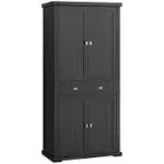 VASAGLE 71.9" Tall Kitchen Pantry Storage Cabinet Ink Black