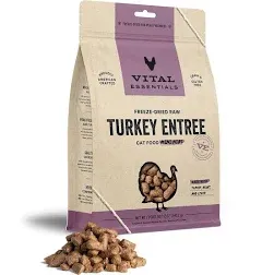 Vital Essentials Cat Food Freeze Dried Turkey Mini Nibs