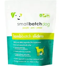 Smallbatch Freeze Dried Sliders Dog Food - Lamb - 14 oz