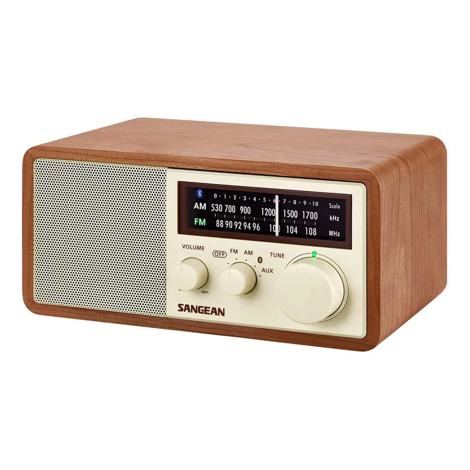 Sangean AM FM Wooden Cabinet Radio Bluetooth