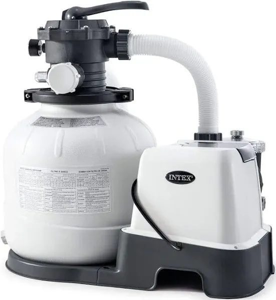 Intex 120V Krystal Clear Saltwater System and Sand Filter Pump