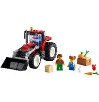 Lego City Farm Tractor 60287 Front End Loader Minifigures People Rabbit Carrots