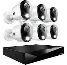 Night Owl 12 Channel 4 Camera Wired 2K 1TB DVR Security System with 2-Way Audio