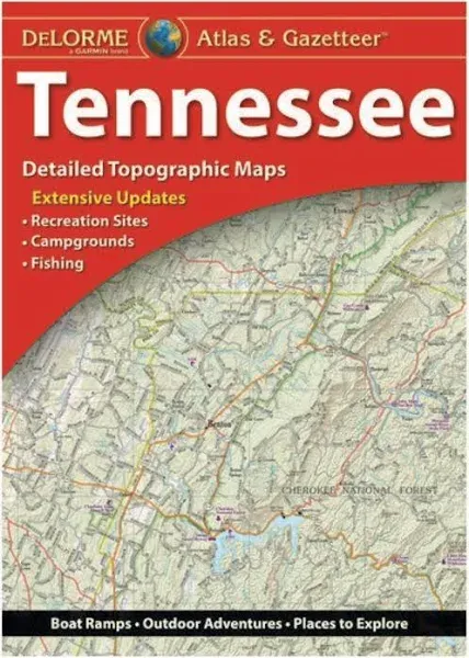 Delorme Atlas & Gazetteer: Tennessee