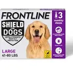 Frontline Large Shield for 41-80 Pound Dogs - 3 ct