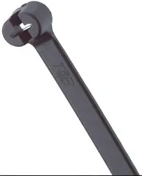 T&B TY23MX-A Cable Tie 18Lb 4" Black Nylon Heat Stabilized