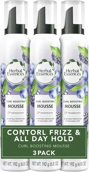 Herbal Essences Curl Boosting Hair Mousse Twin Pack