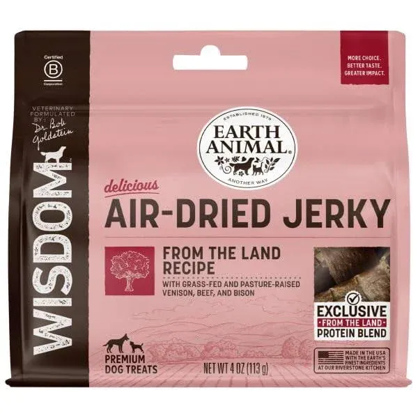 Earth Animal Wisdom Air-Dried Jerky from The Land