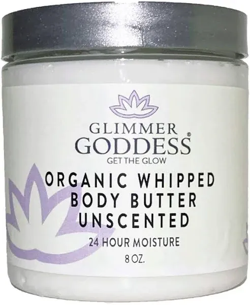 Glimmer Goddess® Organic Skin Care Organic Whipped Shea Body Butter -