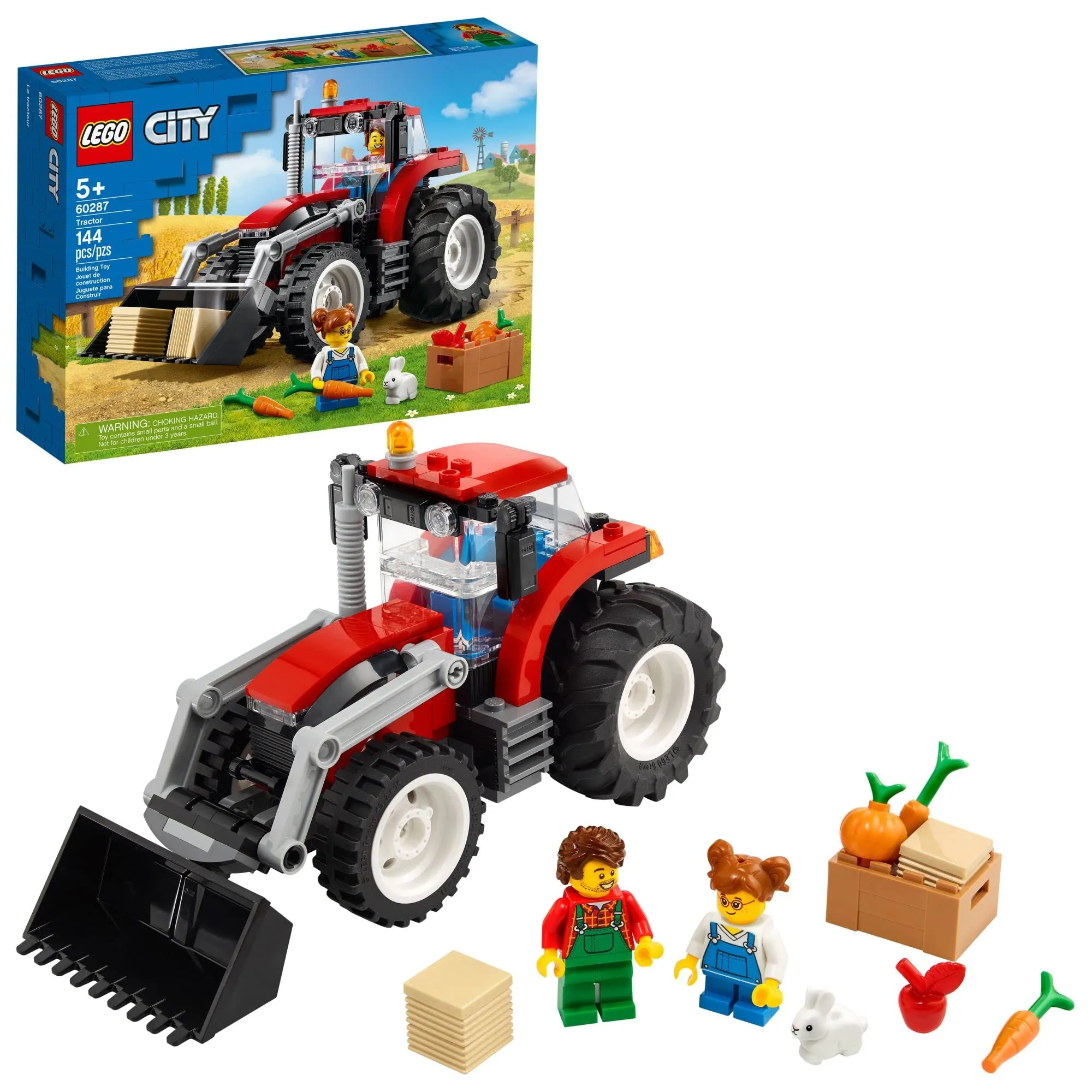 LEGO City Tractor Set 60287 NEW 144pc Building Toy DAMAGE Box