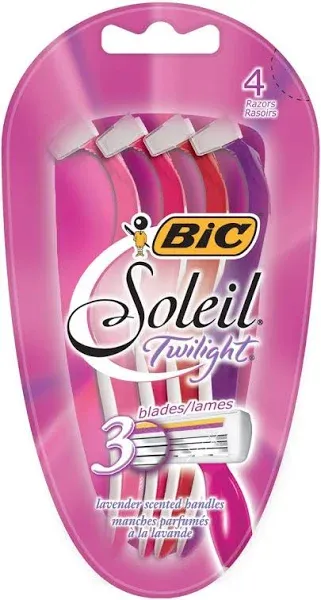 NEW! 2 Bic Soleil Smooth 3-Blade Women&#039;s  Razors