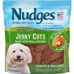 Nudges Jerky Cuts Dog Treats, Natural, Chicken, Adult - 36 oz