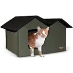 K&H Heated Outdoor Kitty House Extra Wide