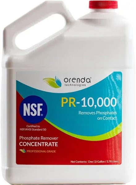 Orenda PR-10000 Swimming Pool Water Phosphate Remover Concentrate 1 Gallon