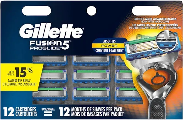 Gillette Fusion5 Proglide Blade Refill (4 ct)