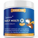 Wonder Paws Daily Multi 21 Superhero Chews for Dogs