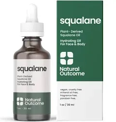 Natural Outcome Squalane Oil - Plant Derived Face Oil 1 oz