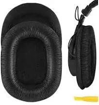 Geekria Leatherette Replacement Ear Pads for Sony MDR-7506, MDR-V6,