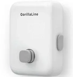 GorillaLine - Retractable Clothesline Indoor Outdoor Clothes Line | Heavy Duty Clothes Drying Laundry Line | Wall Mounted Drying Rack Clothing Line | Retracting Hanging | Lock to Prevent Sagging