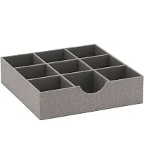 Household Essentials 9-Compartment Square Organizer Tray