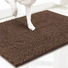 Muddy Mat Shown ON TV Highly Absorbent Microfiber Door Mat and Pet Rug Non Slip Thick Washable Area and Bath Mat Soft Chenille for Kitchen Bathroom