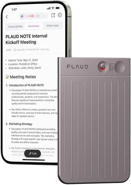 PLAUD NOTE AI Voice Recorder