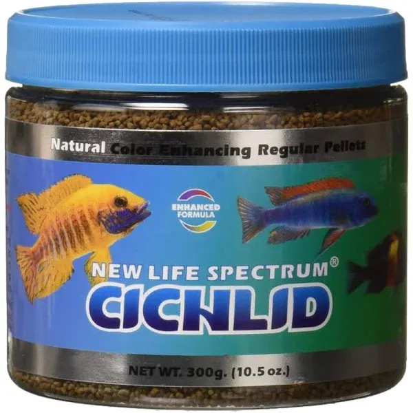 New Life Spectrum CICHLID Pellets 600g Natural Color Enhancing Cichlid Fish Food