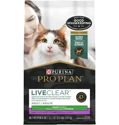 Purina Pro Plan LiveClear Indoor Dry Cat Food