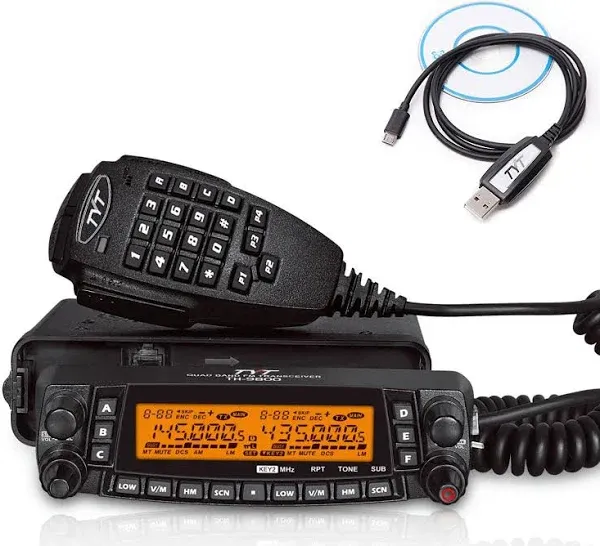 TYT TH-9800 Quad Band 50W Cross-Band Mobile Car Ham Radio