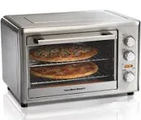 Hamilton Beach Convection Toaster Oven/Rotisseri<wbr/>e 20.62&#034;W/1500-W Stainless Steel