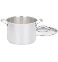 766-24 Chef&#039;s Classic 8-Quart Stockpot with Cover, Stainless Steel